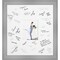 Flair Signature Mat Picture Frame, Photo Frame Wedding Guest Book Alternative, Autograph Picture Mat for Signature Board, Wedding Celebrations Graduations Support Encouragement or Retirement